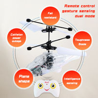 LONGXI Rc clear Aircraft Remote Control Helicopter Model Plane Aircraft Rc Plane Flying Mini Drone with Light Plastic Toys