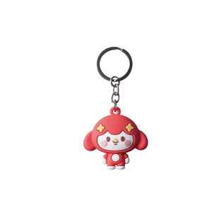 Bán Buôn Tùy Chỉnh 2D 3D Mềm <span class=keywords><strong>PVC</strong></span> Phim Hoạt Hình Động Vật Loạt Móc Khóa Giá Rẻ Tùy Chỉnh Nhựa Vòng Chìa Khóa - Product Image 6