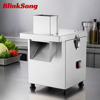 Coupe-légumes électrique 300W en acier inoxydable multifonctionnel pour découper, trancher et hacher – Qualité supérieure pour la restauration