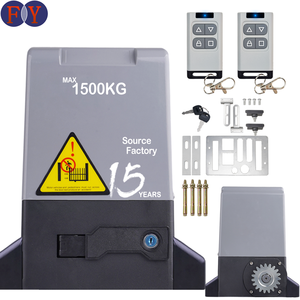 Juego de Motor de abridor de puerta corredera automático de 750W y 1500kg de calidad superior con función <span class=keywords><strong>WiFi</strong></span> de Control remoto para sistema de puerta de garaje - Product Image 1
