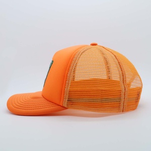 หมวกแก๊ปโฟม 5 ชิ้นแบบกำหนดเอง พร้อมแผ่นยางติด โพลีเอสเตอร์ตาข่าย สำหรับชายหาด ตกปลา กิจกรรมกลางแจ้ง ปั่นจักรยาน ท่องเที่ยว พร้อมโลโก้ - Product Image 3