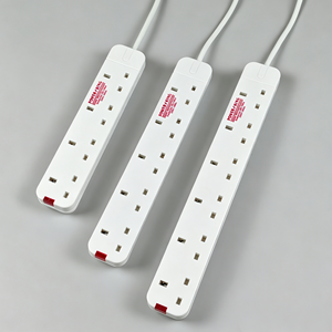 Factory Supply 3-6 Outlet UK Standard Electric Surge Protector Power Strip 10A 250V Power <strong>Socket</strong> <strong>Extension</strong> 3-6AC <strong>Extension</strong> Board - Product Image 4