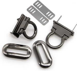 Ensembles de fermoirs à torsion pour sacs à main, attaches à clip pour sacs à bandoulière DIY, fabrication de sacs - Product Image 3