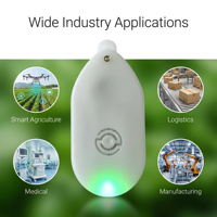 Localizador de Activos Agrícolas Inteligente Zigbee Mesh WE-T01 al por Mayor, Precio de Fábrica, Etiqueta con Alerta de Audio y LED de 7 Colores para Gestión de Activos en Invernaderos