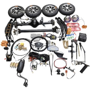 Conjunto <span class=keywords><strong>de</strong></span> eje trasero Go Kart con volante y neumáticos 60V 72V 2500W 3000W <span class=keywords><strong>Motor</strong></span> sin escobillas - Product Image 1
