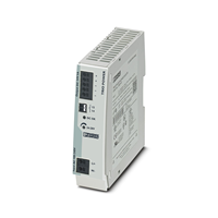 2903148 Alimentation électrique sur rail DIN à mode commuté série TRIO POWER Phoenix, entrée monophasée AC max. 264 VAC 120 W, double sortie CC 5 A
