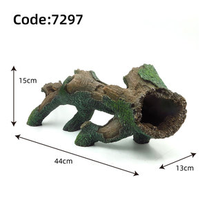 Bois flottant artificiel pour <span class=keywords><strong>aquarium</strong></span>, racine en résine, tronc d'arbre, cachette pour poissons, décoration d'<span class=keywords><strong>aquarium</strong></span>, aspect naturel, décoration en bois pour terrarium de reptiles - Product Image 4