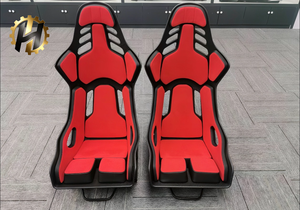 Asientos Deportivos Ajustables de Alta Calidad, Estilo Racing, de Fibra de Carbono y Cuero PU, Ajuste Universal Seguro - Product Image 5