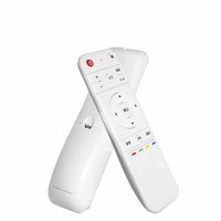 Télécommandes Keyuan OEM TY-20A à code fixe 20 touches avec piles AAA et commande vocale pour téléviseurs LED intelligents Haier/STB