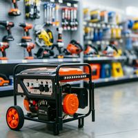 Générateur à essence HWASDAN 2,8 kW AVR 230 V, générateur à essence 110/220 V 8 kW refroidi par air 50/60 Hz 212 CC, générateurs ATS pour événements en extérieur