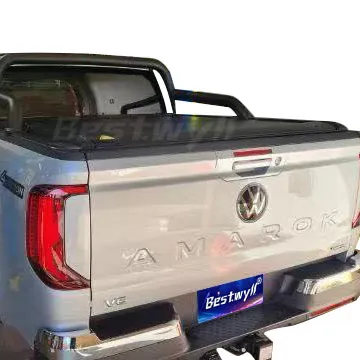 BESTWYLL bayi Boot panjur kapak kamyonet yatak elektrikli geri çekilebilir pikap kasası kapağı 2023 Volkswagen Vw Vw için E-K81