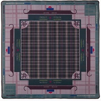 Tapis de Mahjong en Velours de Technologie Américaine Antidérapant, Réduction du Bruit, Entretien Facile, Résistant aux Taches, Style Moderne pour Usage Domestique
