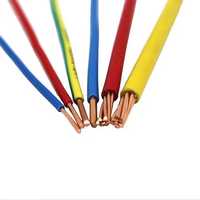 Câble électrique monobrin isolé PVC H07V-U H07V-R, prix usine, 2,5 mm-10 mm, torsadé, pour câblage de bâtiment résidentiel, câble BVR/BV