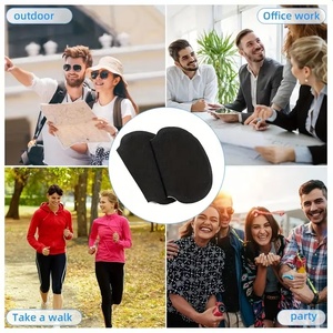 1 Paquete de Almohadillas Negras para el Sudor de las <span class=keywords><strong>Axilas</strong></span>, Protectores de <span class=keywords><strong>Axilas</strong></span> Grandes Empaquetados Individualmente, Tela Mejorada y Extra Absorbente para Hombres y Mujeres - Product Image 6