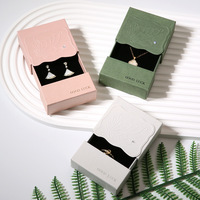 Boîtes à bijoux en papier de style tiroir, nouveau design, pour bagues, boucles d'oreilles, colliers et bracelets - Vente en gros