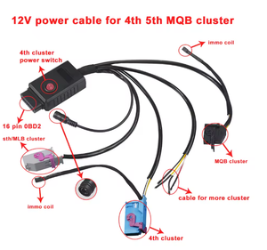 계기판 시동 수리등 테스트를 위한 최신 MQB48 테스트 및 클러스터 12v 전원 케이블 - Product Image 2