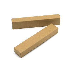 Boîte à bijoux de haute qualité, collier en papier kraft <span class=keywords><strong>long</strong></span> et étroit, logo imprimé, livraison gratuite - Product Image 5