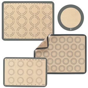 Tapis <span class=keywords><strong>de</strong></span> cuisson <span class=keywords><strong>en</strong></span> Silicone antiadhésif pour aliments, <span class=keywords><strong>base</strong></span> personnalisée <span class=keywords><strong>en</strong></span> usine, rond, carré, réutilisable, plaque <span class=keywords><strong>de</strong></span> friteuse à Air - Product Image 3