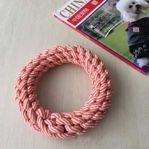 Yeni dayanıklı pamuk halat köpek diş temizleme oyuncak örgülü pamuk döngü köpek oyuncak - Product Image 4