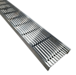 Drenaje de Piso de Acero Inoxidable, Canal de Drenaje de Lluvia, Canal de Agua Superficial Moderno Tipo Fresa, Sistema de Protección <span class=keywords><strong>para</strong></span> Aceras, Bañera - Product Image 3