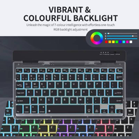 Clavier sans fil mini transparent double modèle OEM neuf pour tablette iPad ordinateur