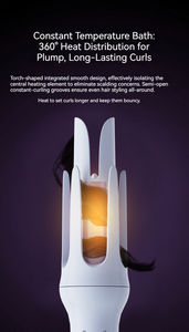 Nuevo Rizador Eléctrico Intercambiable 3 en 1 de Múltiples Tamaños 2026, Rizador Giratorio sin Enredos, Rizador Automático de Larga Duración con PTC - Product Image 4