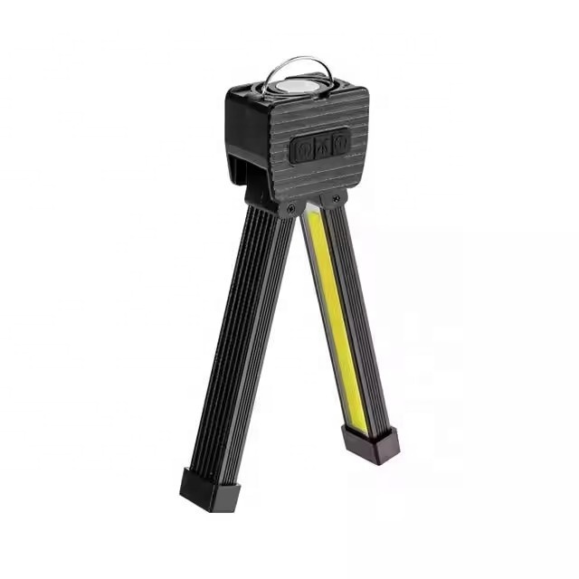 USB Rechargeable Magnetic 7th Gear Dimming Gym Lamp for Posing Handheld COB Work Light With 180 Degree Folding