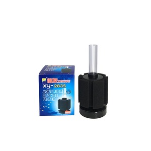 Filtre à éponge pour aquarium miniature moderne Jinjing - Design cylindrique de bureau, biofiltre manuel avec verre ultra-clair, capacité 5L, 25W - Product Image 4