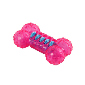 Jouets interactifs pour animaux de compagnie, jouets résistants aux morsures avec cordes et os en TPR pour chiens - Product Image 5