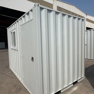 ตู้คอนเทนเนอร์ขนส่งสินค้าขนาดเล็กสำหรับจัดเก็บและใช้ในบ้าน ขายดีรุ่นใหม่ ขนาด 4/5/6/7/8/9/10/12 ฟุต พร้อมหน้าต่างและประตู - Product Image 5