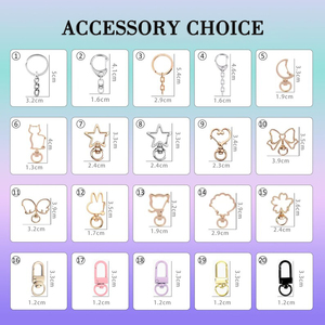 Sinh thái thân thiện Keychain Acrylic quyến rũ tùy chỉnh bán buôn Chất lượng cao dễ thương phim hoạt hình Acrylic vòng chìa khóa tùy chỉnh - Product Image 6
