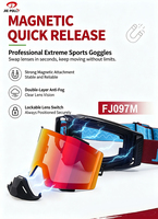 Lunettes MX à double lentille magnétiques avec protection UV et revêtement anti-rayures pour équipement de course de motocross – Vente en gros