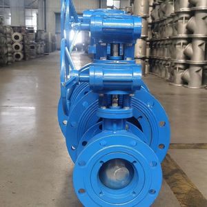 Válvula Esférica Excéntrica de Hierro Dúctil de 500 mm, Tipo de una Pieza, para Conservación del Agua y Tratamiento de Aguas Residuales - Product Image 1
