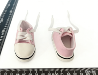 18 pouces à la mode bricolage Mini jouet personnalisé fille bottes hautes chaussures en toile accessoire poupées