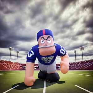 Mascotte géante gonflable de joueur de football |   Modèle gonflable pour fête de sport et pique-nique |   Modèle publicitaire aérien personnalisé pour entreprises - Product Image 2