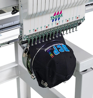 Haute qualité Original Tajima TMEZ-SC1501 Machine à broder tête unique 15 aiguilles chapeau Machine à broder prix bon marché