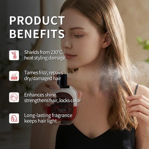 Spray capillaire à la rose : Nourrit, hydrate, anti-frisottis, lisse les <span class=keywords><strong>cheveux</strong></span> secs et abîmés, <span class=keywords><strong>soin</strong></span> à la kératine pour femmes (vente en gros) - Product Image 5