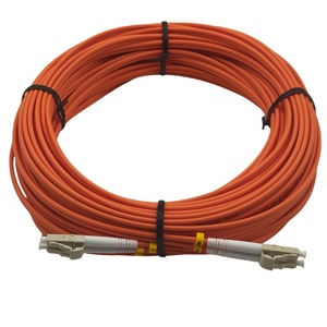 定制双工多模光缆MM DX OM1 OM2 OM3 OM4 LC/UPC至LC/UPC光纤跳线 - Product Image 1