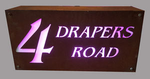 Lámpara de Jardín de Acero Corten Estilo Art Deco, Resistente a la Intemperie y con Encanto Rústico, Dimensiones Personalizables para Jardines - Product Image 4