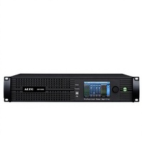 Amplificateur de puissance professionnel AOFO DSP10000 4x1300W Classe D DSP Dante avec écran tactile pour caissons de basses de scène