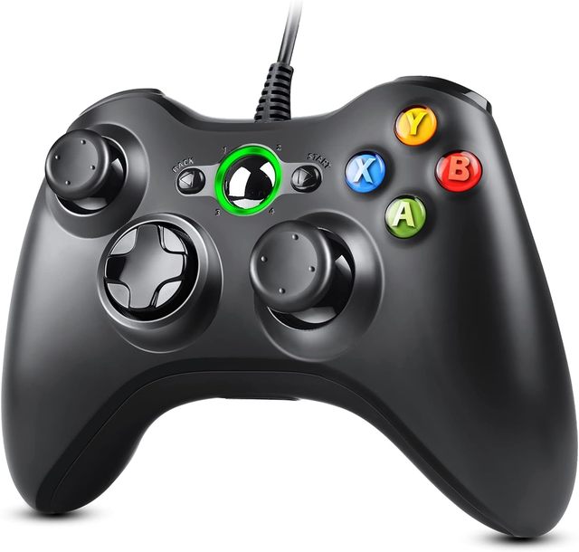 Zowie AGB-005 for 360 Wired Game Controller with Dual Vibration and Power Saving Function for 360/PC