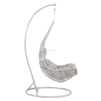Chaise d'accent d'oeuf de haute qualité chaise en rotin chaise d'oeuf chaise d'oeuf en verre suspendue