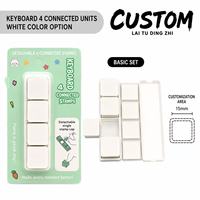Tampon auto-encreur 6-en-1 motif animaux de dessin animé, mini-scelle portable pour l'évaluation des devoirs des élèves, les journaux et les albums de scrapbooking