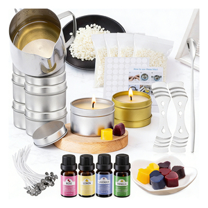 Envase de vela resistente al calor con caja blanca de lujo para presentación, evaluación y exhibición de marcas de cera perfumada. - Product Image 3