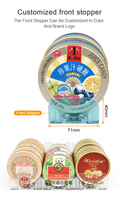 Pousseur automatique intelligent circulaire pour tabac à priser, pousseur à ressort pour boîte de snus, pousseur de rayon pour supermarché