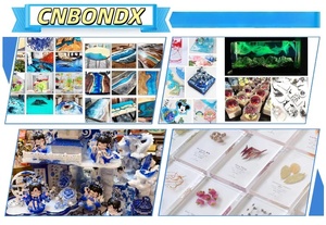 Resina UV de Alta Viscosidad, Inodora, de Curado Dual Solar/UV, Autonivelante, Transparente como el Cristal, Pegamento Epoxi para Manualidades y Joyería - Product Image 2
