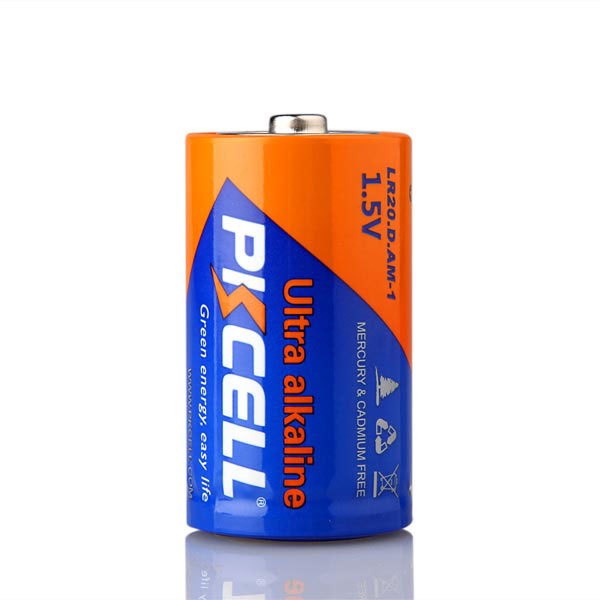 LR20 Pkcell d Size Am1 1.5v Dry Cell Alkaline Battery with 10 Years Shelf Life
