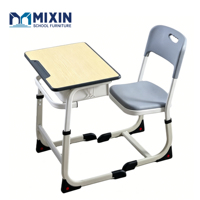 Organisateur de bureau pour étudiants, mobilier de classe, bureau pour l'école primaire avec personnalisation OEM, réglable en hauteur pour centre de formation