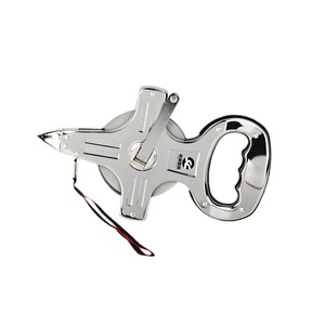 Self Winding Measuring Tape 30m 50m 100m All Steel Metric Engineering Construction Site Portable Tape Measure - Product Image 1