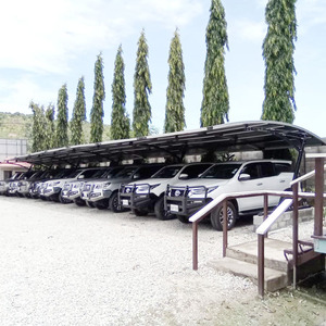 Garage de voiture privé de haute qualité, style moderne et simple, prêt à être expédié, marchandises en stock avec bois traité sous pression naturel - Product Image 4